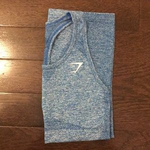 Gymshark Blue Marl Seamless Vest